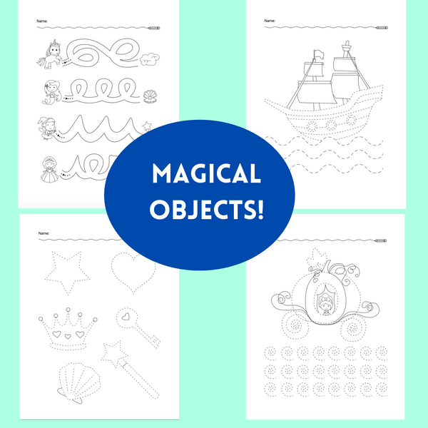25 Magical Tracing Worksheets