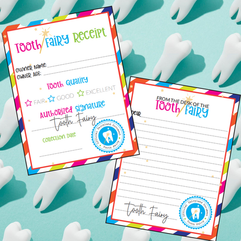 Tooth Fairy Certificate & Letter Printable!